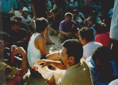Bali kukkotappelu ja vedonlyönti cockfight and betting by Vaula Norrena 1992