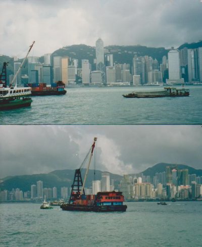 Kiina Hong Kong mereltä päin by Vaula Norrena 1992