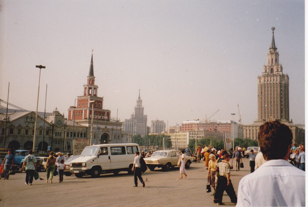 Moskova katunäkymä Vaula Norrena 1992